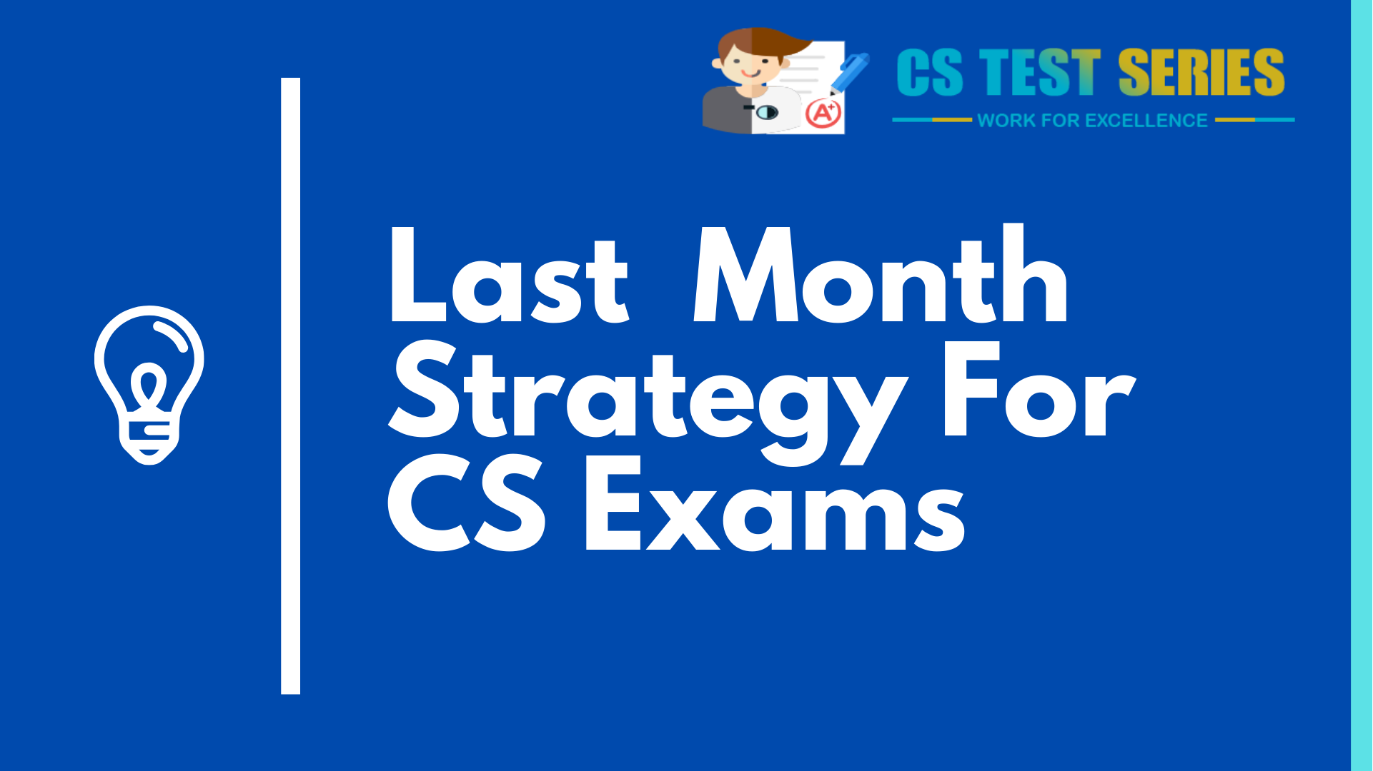 THE LAST PREPARATION Strategy For CS Students | CS Test Series