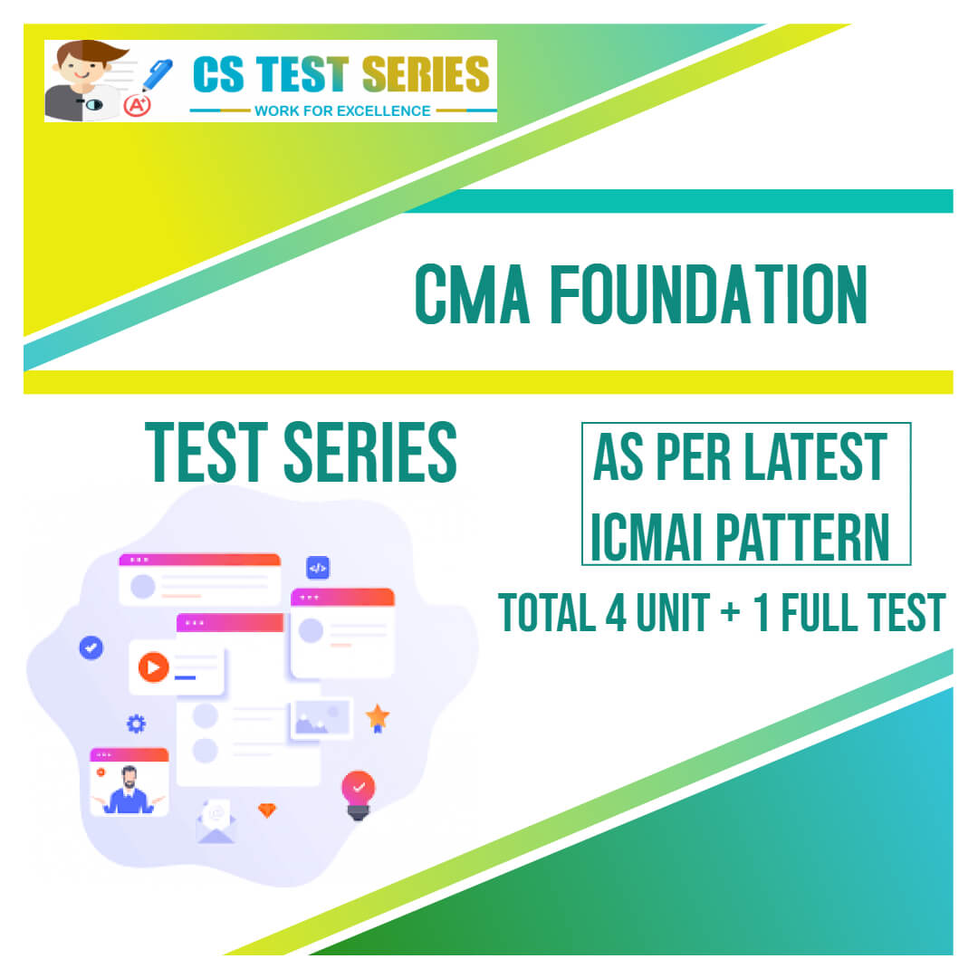 CMA Foundation Test Series