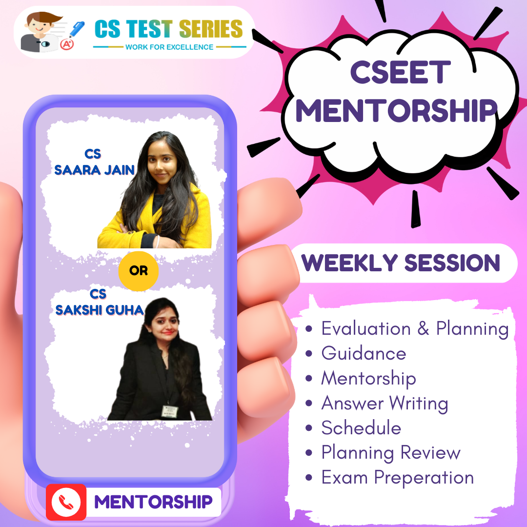 CSEET Weekly Counselling Mentorship