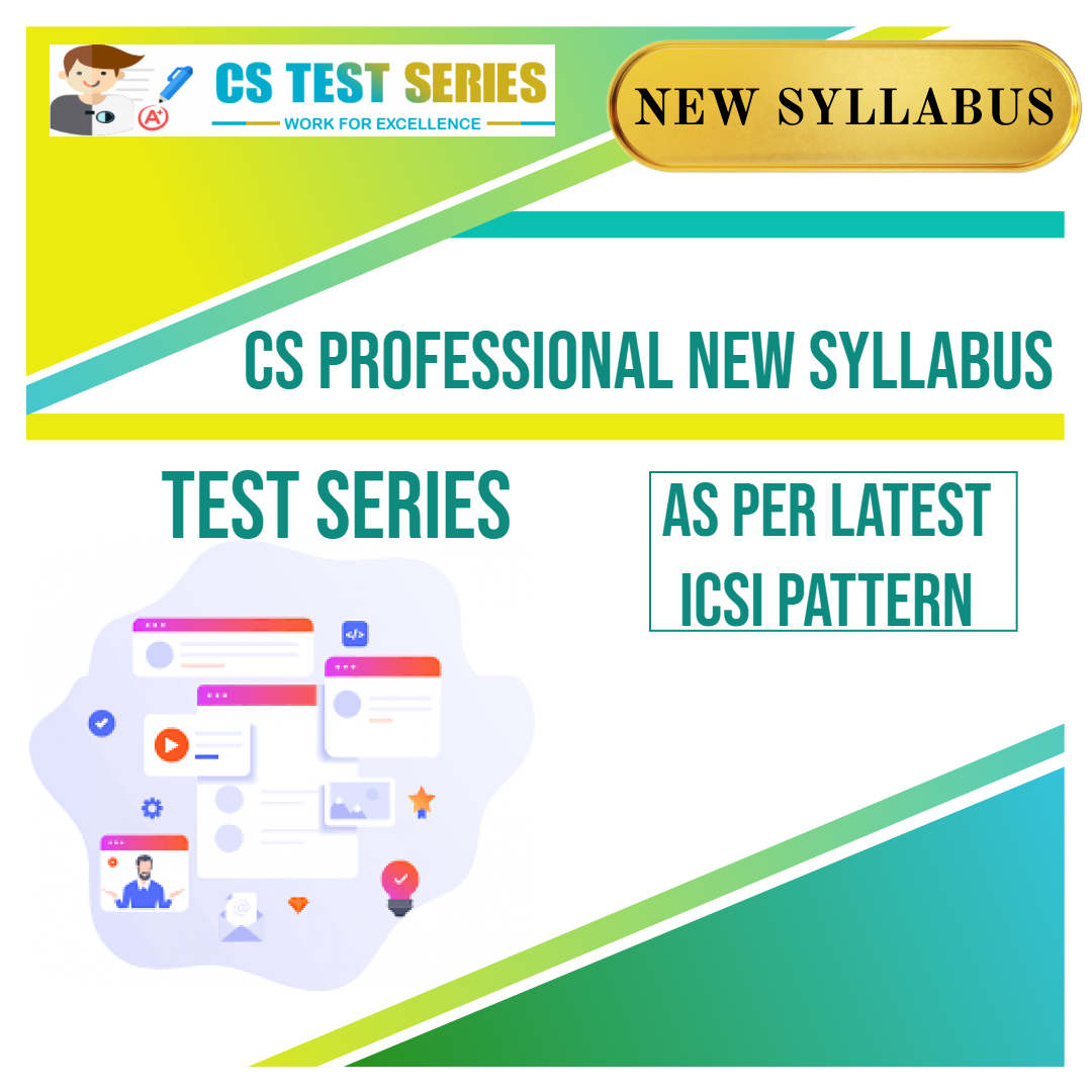 Cs professional new syllabus test series