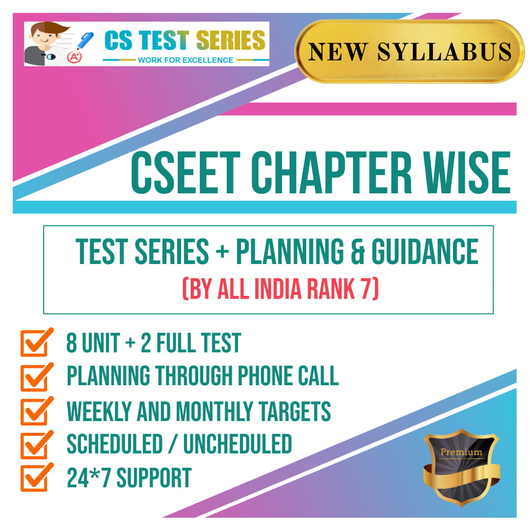 CSEET TEST SERIES 2.0 (NEW) (8+2)
