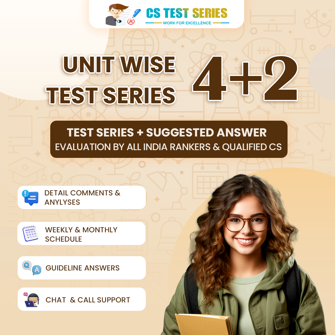 4Unit + 2 Full Syllabus Test - CS Executive Old