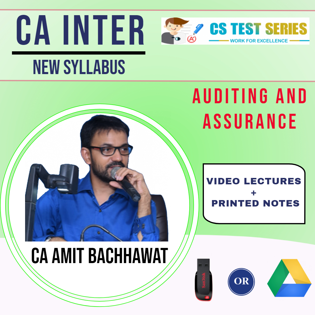 CA- Inter, Auditing and Assurance