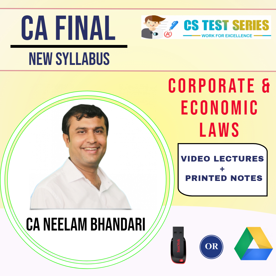 CA Final (New) Corporate & Economic Laws By Neelam Kumar Bhandari