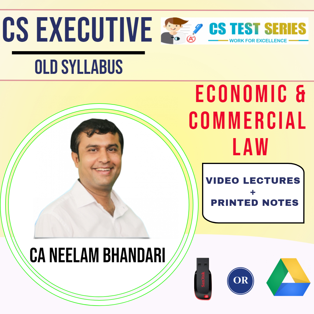 CS Executive Economic & Commercial Laws Fast Track By Neelam Bhandari