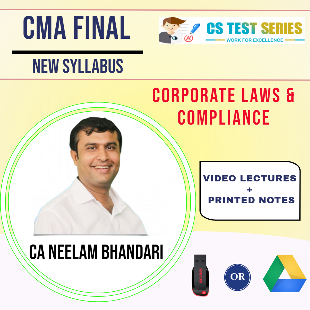 CMA Final Corporate Laws & Compliance By Neelam Kumar Bhandari