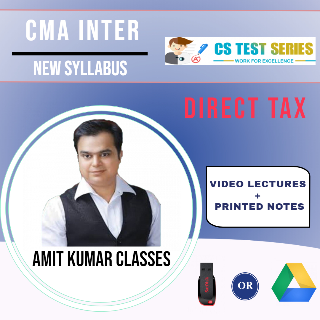 CMA INTER DIRECT TAX NEW SYLLABUS