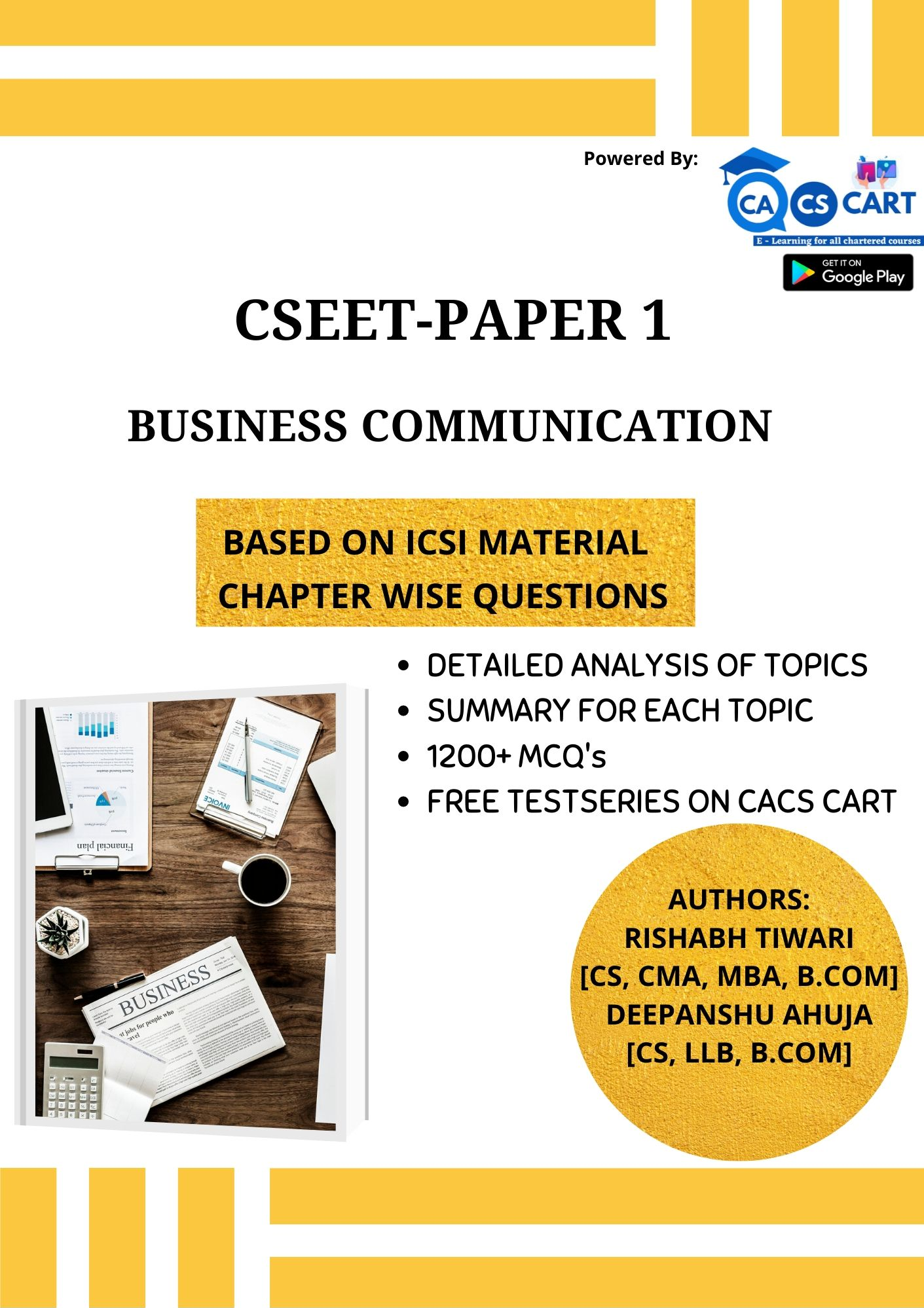 CSEET PAPER 1 - Business Communication Book