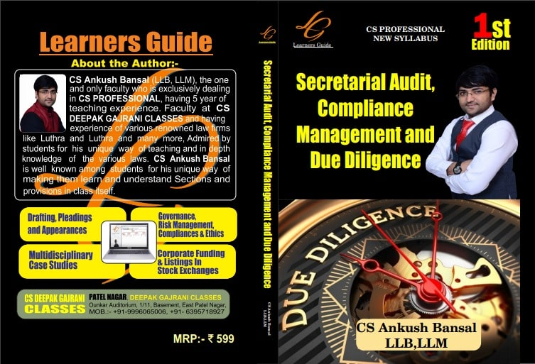 SECRETARIAL AUDIT COMPLIANCE MANAGEMENT AND DUE DILIGENCE By Ankush Bansal