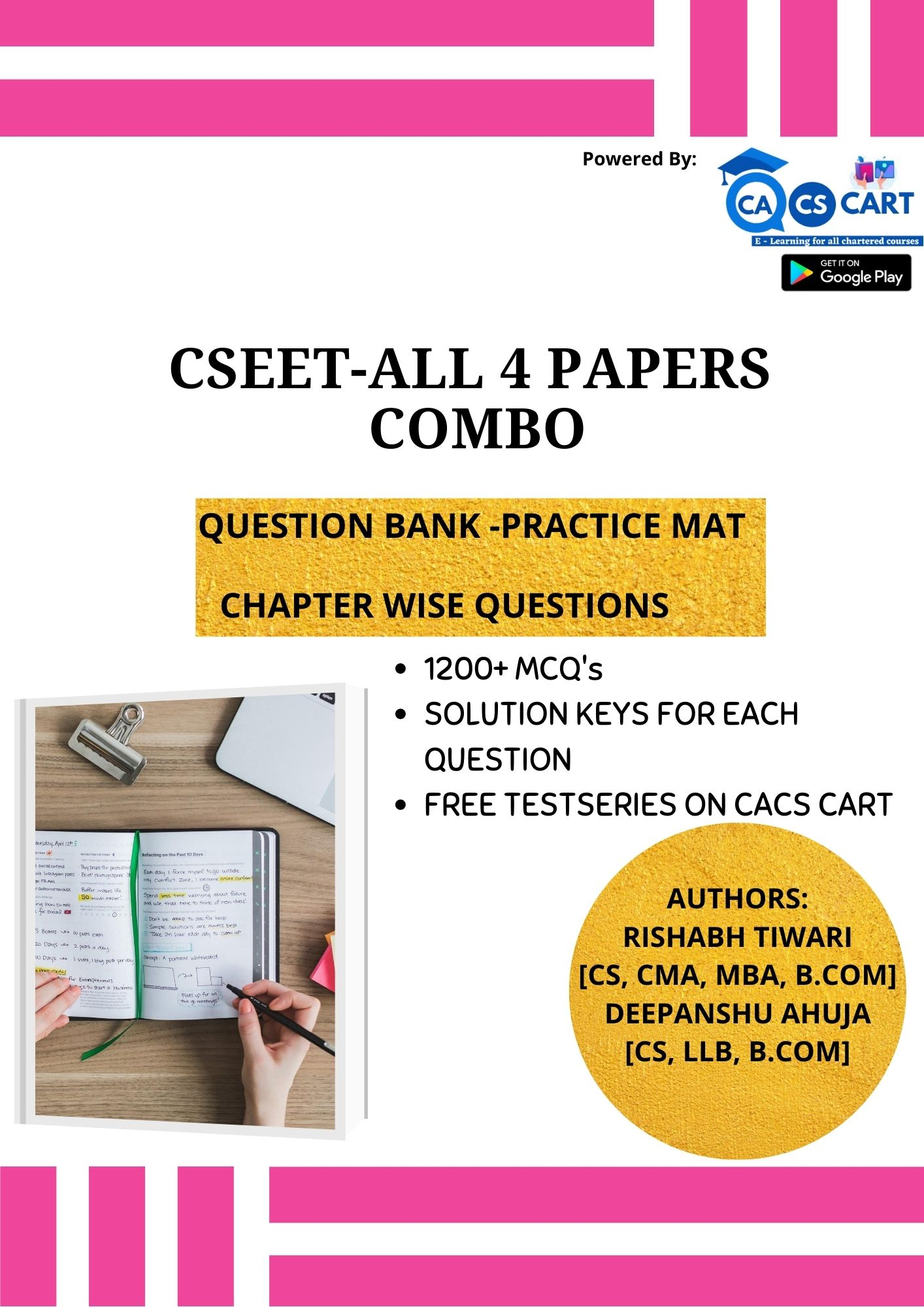 CSEET All Four Practice Mat Books Combo Pack