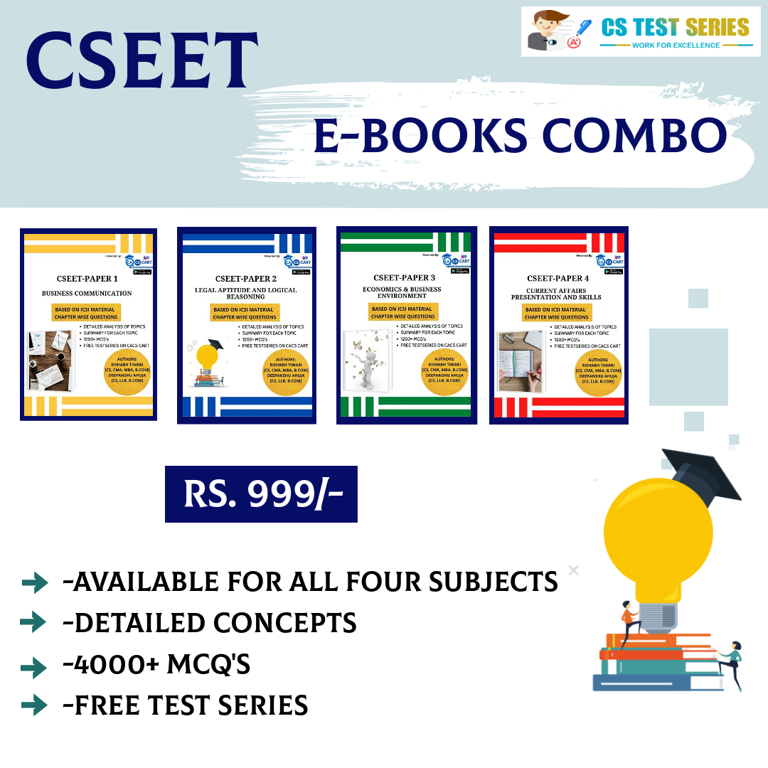 E BOOK CSEET All Four  Books Combo Pack