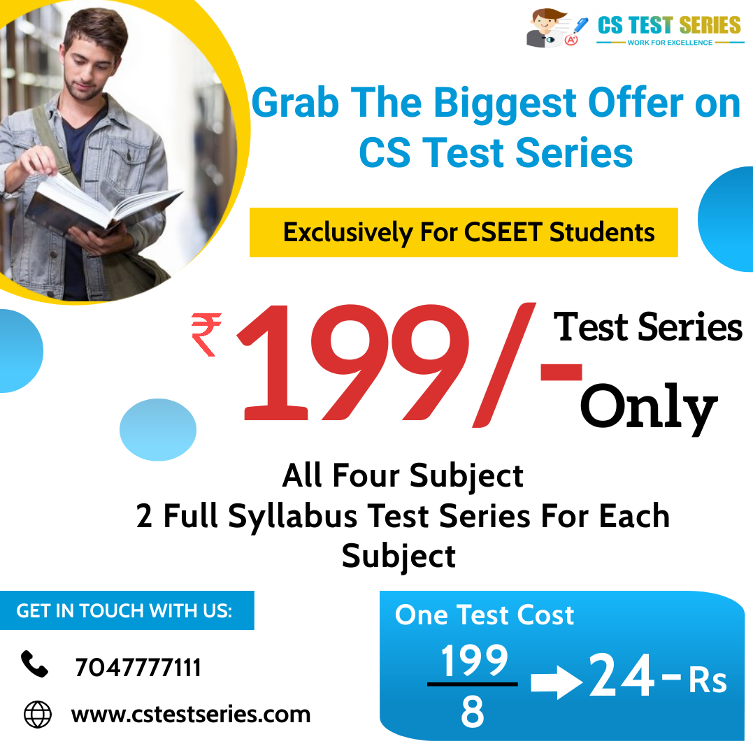 CSEET 2 Full Syllabus All Subjects Test Mock Test 100 Marks Each