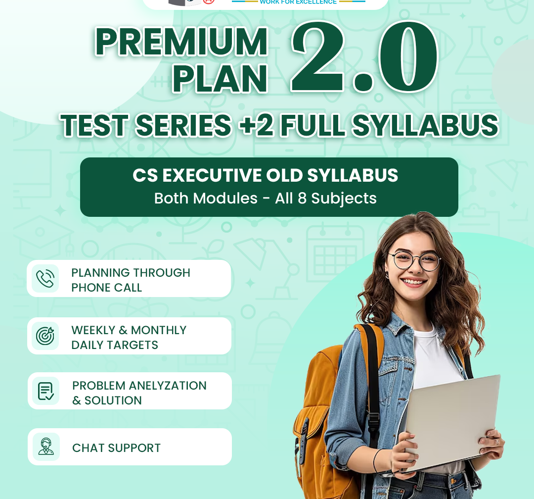 CS Executive Old Syllabus Both Modules All Eight Subjects 2.0 (2 Full Syllabus Test)