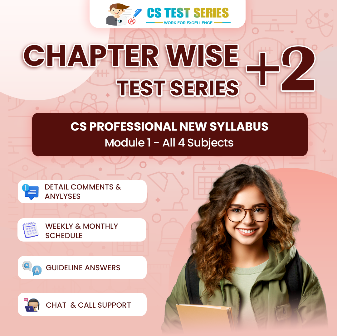 Cs professional new syllabus module 1 all four subjects chapter wise
