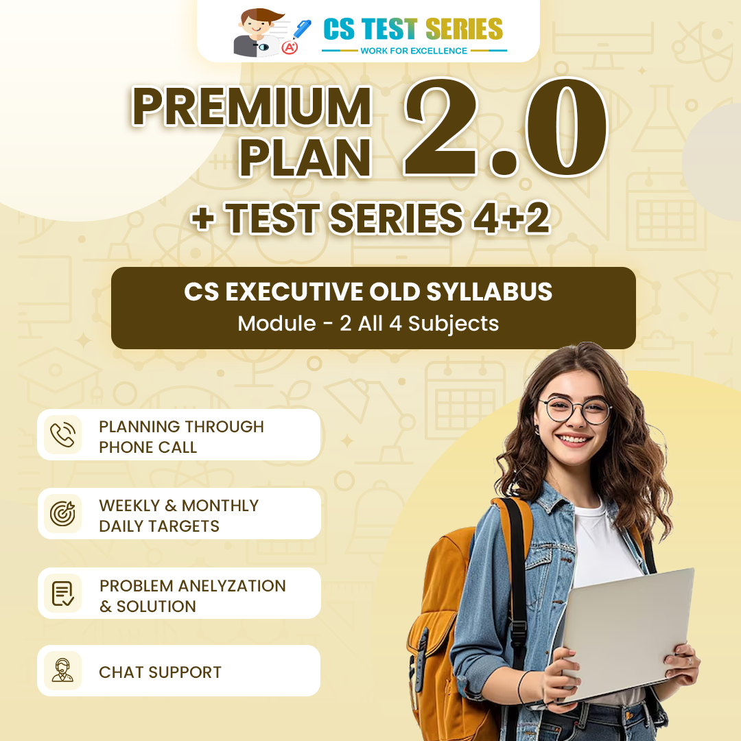 CS Executive Old Syllabus Module 2 All Four Subjects 2.O (4 Unit + 2 Full Syllabus Test)