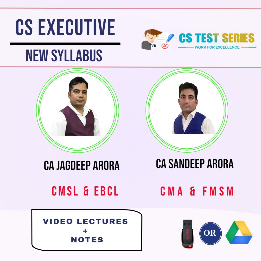Single Group CS Executive Group 2 (Hard Copy) By CA Jagdeep Arora , CA Sandeep Arora