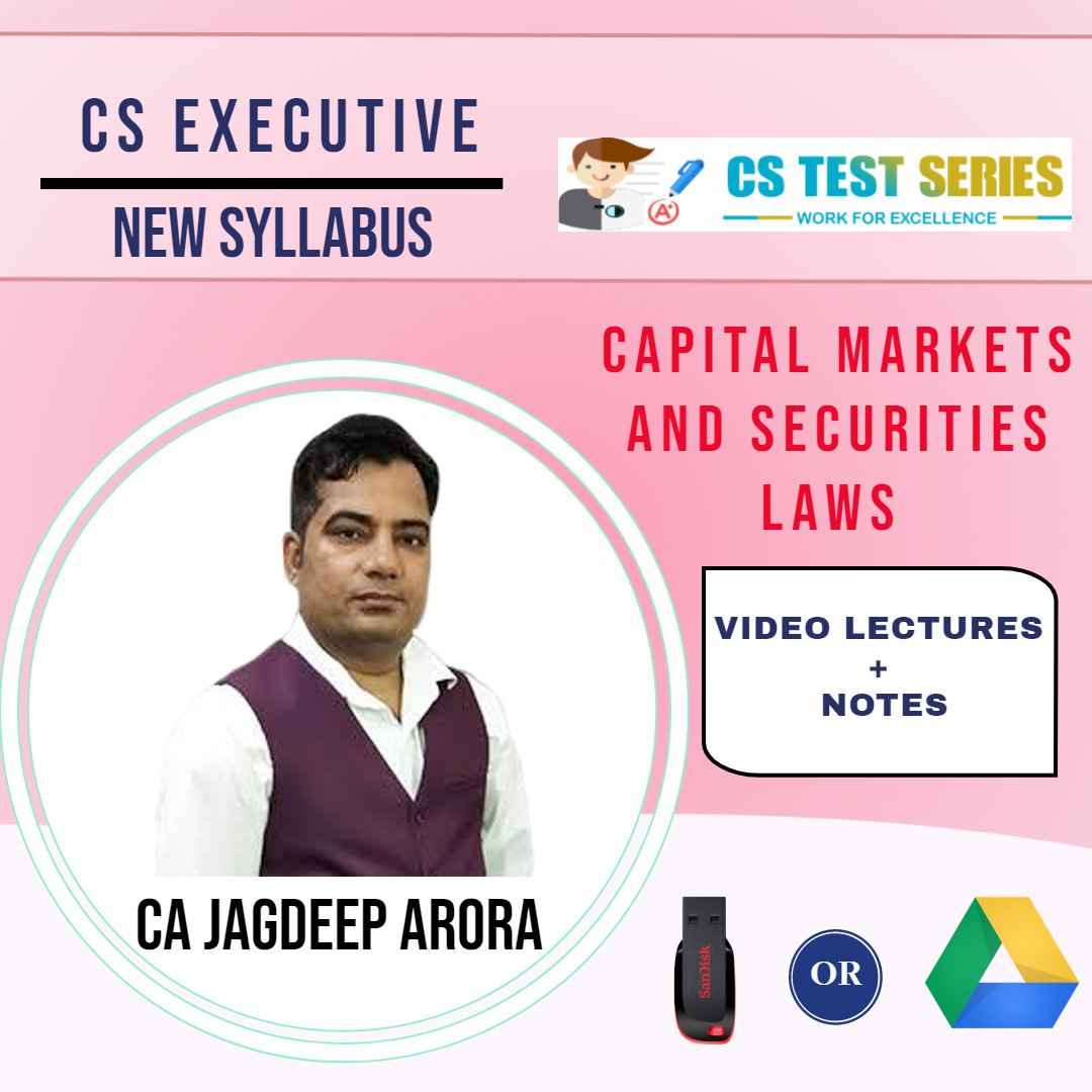 CS Executive New CMSL (Hard Copy) BY CA JAGDEEP ARORA