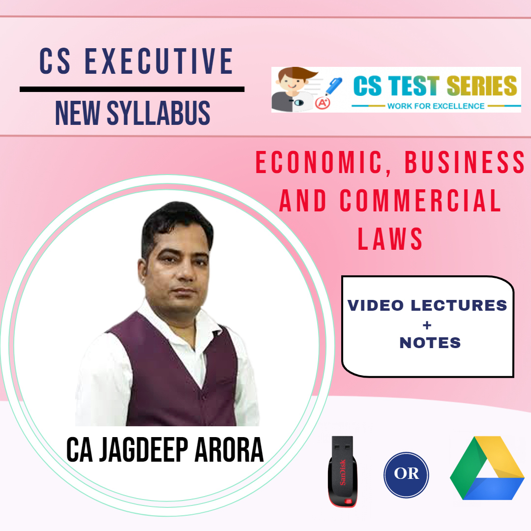 CS Executive New EBCL (Hard Copy) BY CA JAGDEEP ARORA