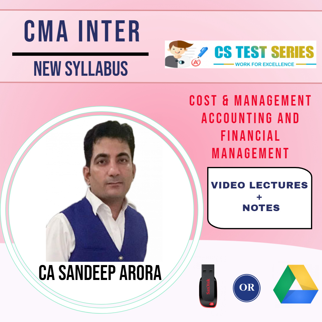 CMA Inter Group 2 CMA & FM (Hard Copy) BY CA SANDEEP ARORA